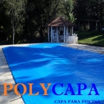 Capa para Piscina America 10x6 + 32 LonaFlex 20cm + 32 LonaFix Proteção